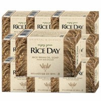 CJ LION Rice Day - Мыло туалетное Рисовые отруби (Yoon), 100 г