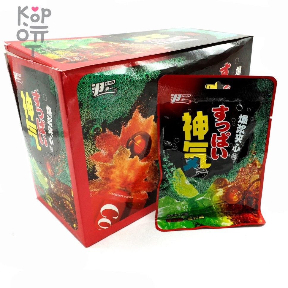 Кислая карамель YinYi Sour Candy - с леденящим вкусом Спрайта и Колы, купить с доставкой на дом фото 1 &mdash; Корейские товары для всей семьи(КорОпт)