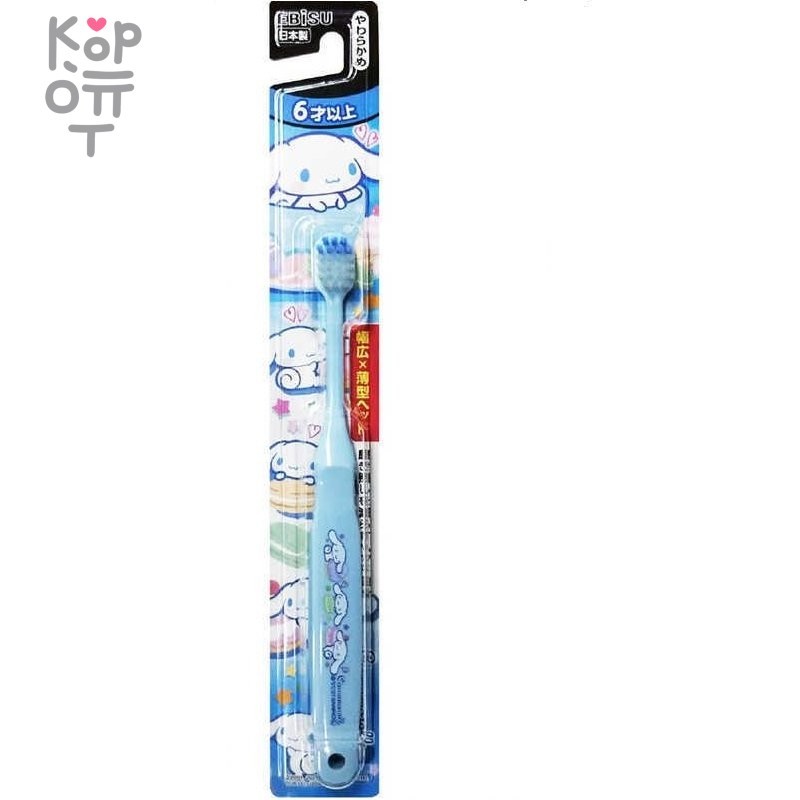 Ebisu Kid's Toothbrush Ушастик - Детская зубная щетка со стандартной круглой головкой (от 6 лет)