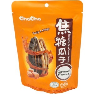 Семечки подсолнечника ChaCha жареные со вкусом карамели, 108гр.