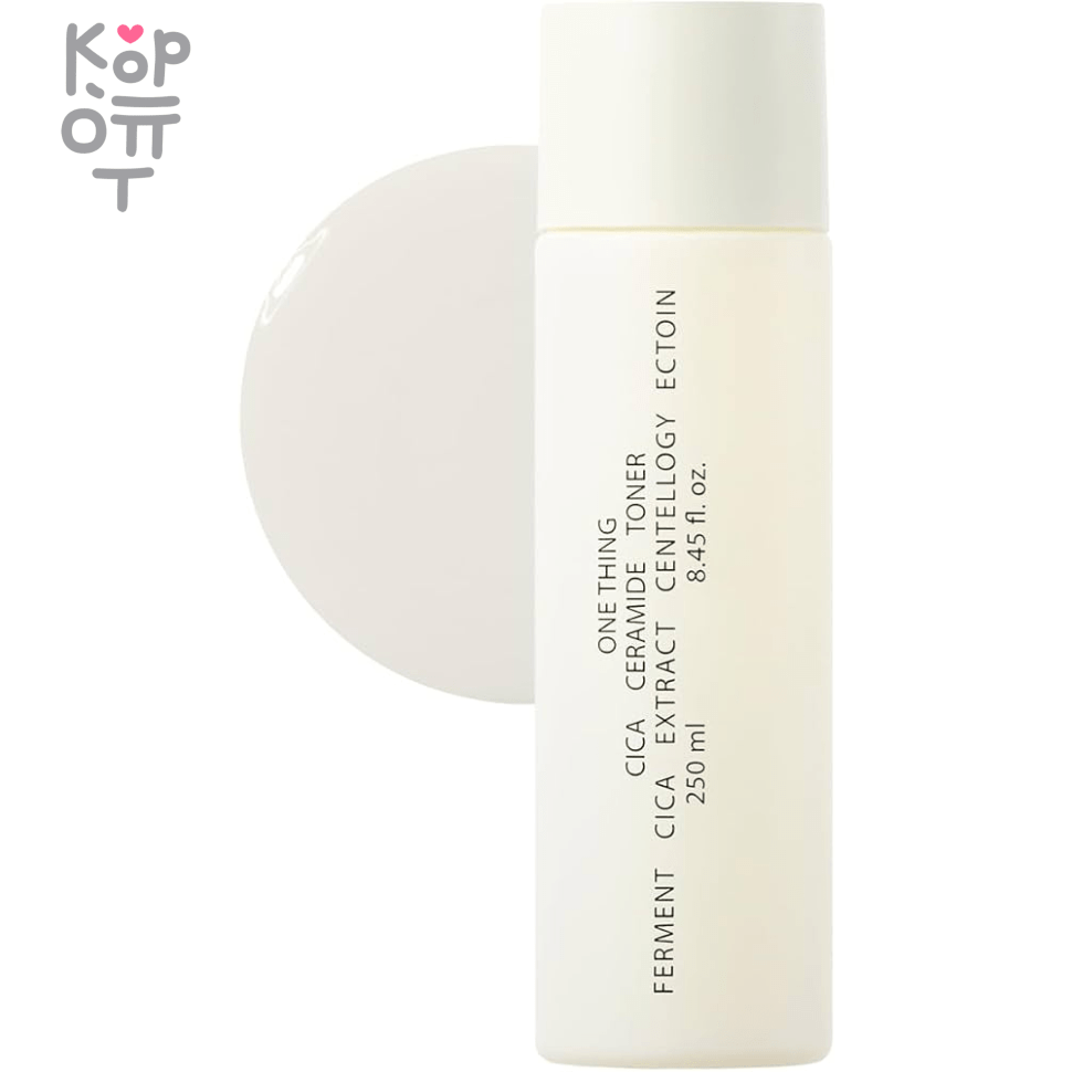 ONE THING Cica Ceramide Toner - Восстанавливающий тонер для лица с Керамидами и Центеллой Азиатской 250мл., купить с доставкой на дом фото 1 &mdash; Корейские товары для всей семьи(КорОпт)