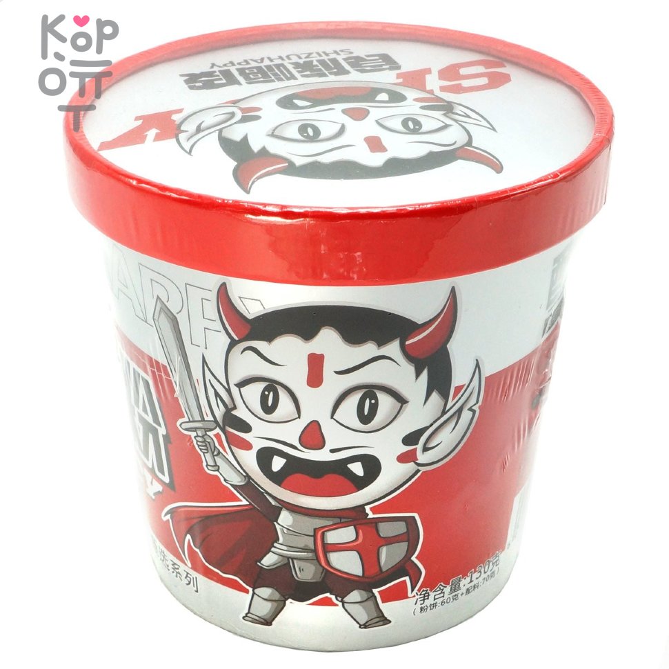 Лапша быстрого приготовления ShizuHappy Spicy noodles, остро-кислая лапша, 130гр., купить с доставкой на дом фото 1 &mdash; Корейские товары для всей семьи(КорОпт)