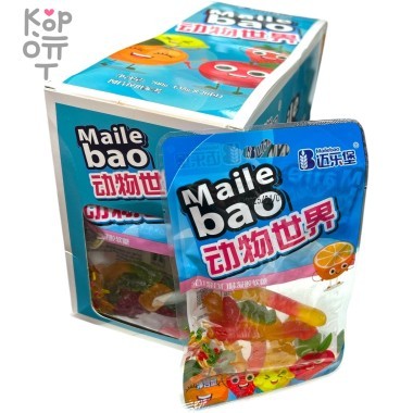 Жевательная конфета MaileBao Candy - мармелад с взрывным вкусом фруктов &mdash; Корейские товары для всей семьи(КорОпт)