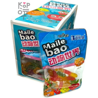 Жевательная конфета MaileBao Candy - мармелад с взрывным вкусом фруктов