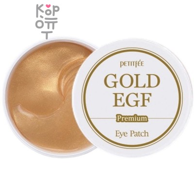 Petitfee Gold &amp; EGF Eye &amp; Spot Patch - Патчи под глаза с частичками золота и фактором EGF против морщин 60 шт
