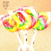 Леденцы на палочке радужные Weiweijia Rainbow Lollipops