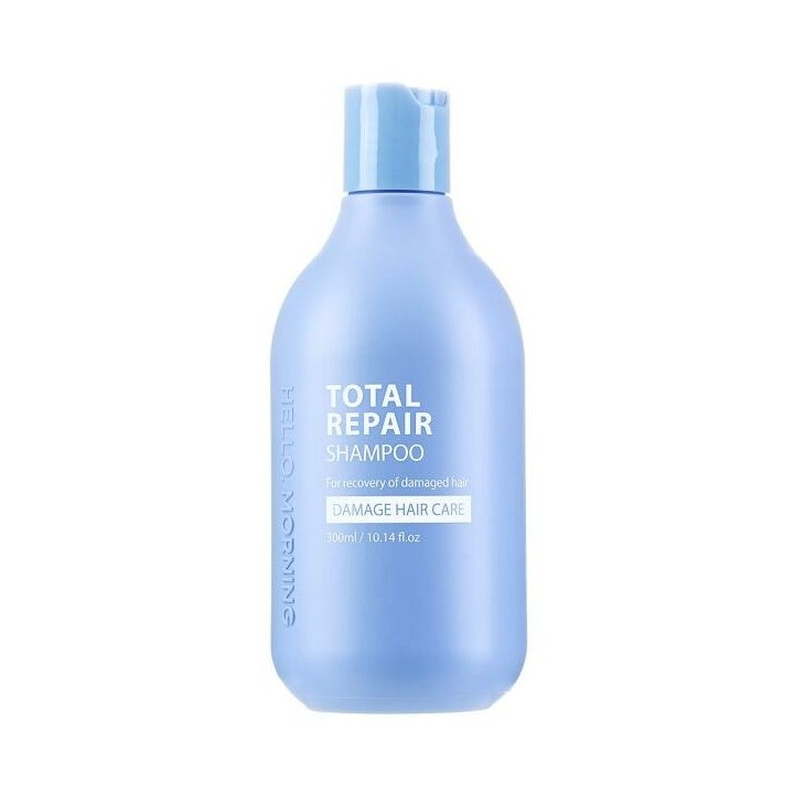 HELLO, Morning Total Repair Shampoo — Восстанавливающий шампунь для повреждённых волос, 300 миллилитров, 300 г