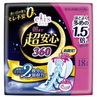 DAIO Elis Megami Sanitary Napkins - Ультразащищающие ночные женские гигиенические прокладки с крылышками.