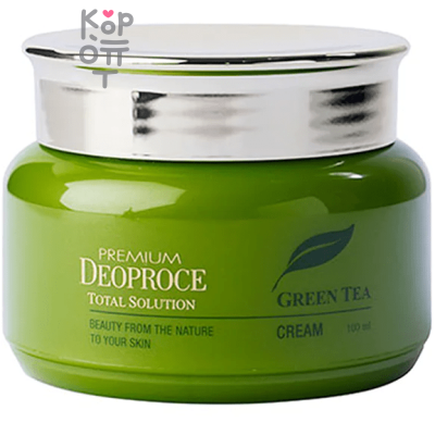Deoproce Premium Green Tea Total Solution Cream - Крем с экстрактом Зеленого Чая 100мл.