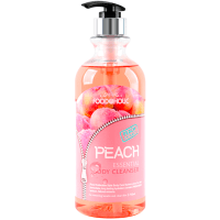 FOODAHOLIC Essential Body Cleanser Peach - Увлажняющий и питательный гель для душа с экстрактом персика, 750 мл
