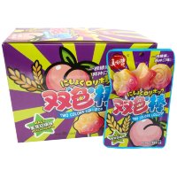 Карамель леденцовая Two Colors Lollipop с взрывным вкусом спелых Персиков