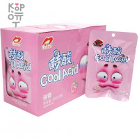Кислая освежающая карамель Luxing Cool Acid Sour Candy - Крутая кислота со вкусом ледяного Винограда