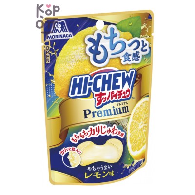 Конфеты жевательные Hi-Chew Premium со вкусом лимона, Morinaga 32г