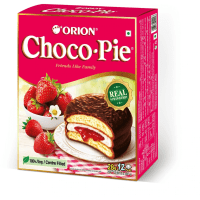 Orion Choco Pie Strawberry Чоко пай Орион Клубника 360 г