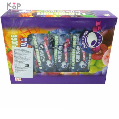 Жевательная конфета тянучка BenheFood 6 Flavored Fudge Сэндвич со вкусом Винограда &mdash; Корейские товары для всей семьи(КорОпт)