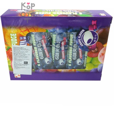 Жевательная конфета тянучка BenheFood 6 Flavored Fudge Сэндвич со вкусом Винограда