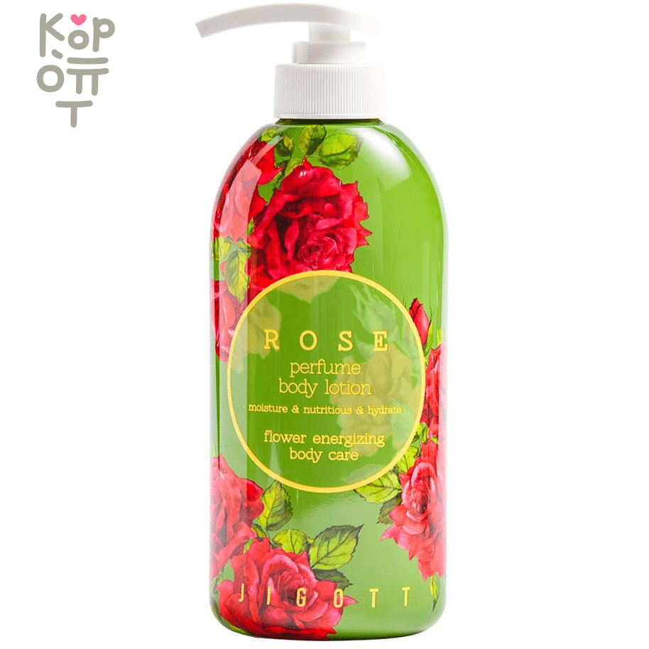 Jigott Rose Perfume Body Lotion - Парфюмированный лосьон для тела Роза 500мл., купить с доставкой на дом фото 1 — Корейские товары для всей семьи(КорОпт)