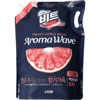 CJ LION Beat Aroma Wave Citrus - Жидкое средство для стирки, Для автоматических стиральных машин и ручной стирки с ароматом Грейпфрута.