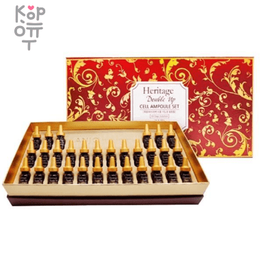ANJO Heritage Double Up Cell Ampoule - Набор ампульных сывороток  2мл.*30шт.  &mdash; Корейские товары для всей семьи(КорОпт)