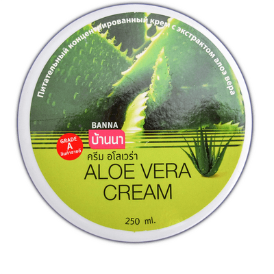 Banna Aloe Vera Body Cream - Крем для тела с экстрактом Алоэ Вера, 250 мл