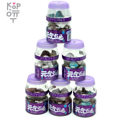 Жевательная конфета Yuanqi Fun Candy -  Жевательная конфета со вкусом фруктов - Камень жизненной силы &mdash; Корейские товары для всей семьи(КорОпт)