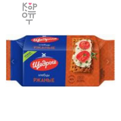 Ориент Продактс — Хлебцы ржаные "ЩЕДРЫЕ", 100 г
