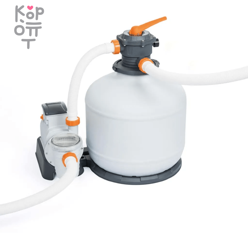 Фильтр-насос Bestway FlowClear для бассейнов песочный, 220-240V, 11355л/ч, модель 58486, купить с доставкой на дом фото 1 — Корейские товары для всей семьи(КорОпт)