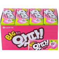 LOTTE WHATTA Big Bubble Gum Peach - Жевательная резинка со вкусом Персика, 23гр.