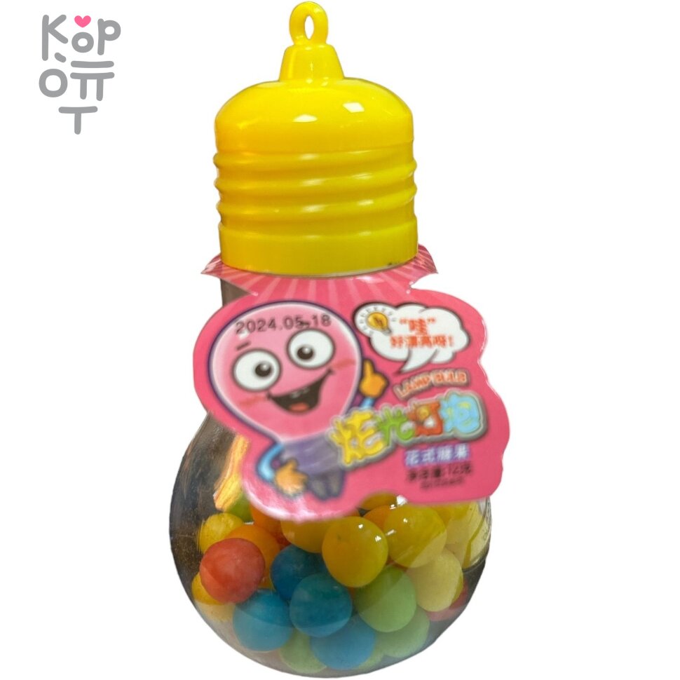 Драже Лампочки с фруктовым вкусом, купить с доставкой на дом фото 1 — Корейские товары для всей семьи(КорОпт)