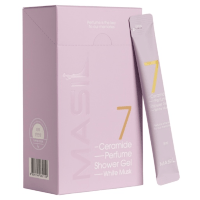 ALLMASIL 7 Ceramide Perfume Shower Gel White Musk - Гель для душа с тонким ароматом белого муску 150 мл