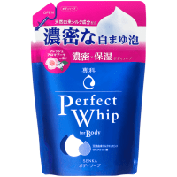 SHISEIDO SENKA Perfect whip four body - Гель для душа с густой пеной и цветочным ароматом