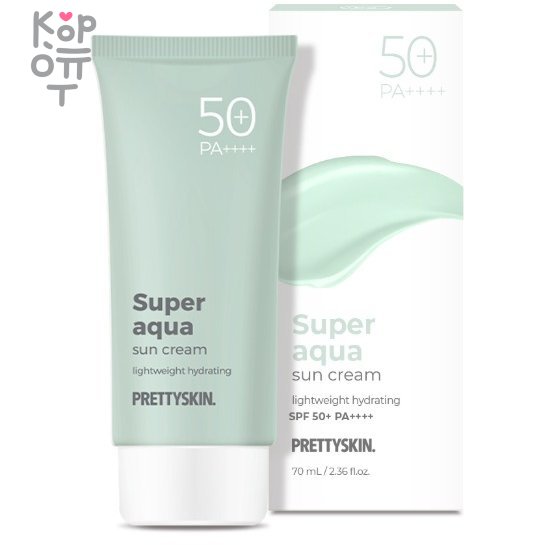 Pretty Skin Super Aqua Sun Cream SPF50+PA++++ - Солнцезащитный крем 70мл. , купить с доставкой на дом Этот универсальный солнцезащитный крем защищает кожу как от UVA, так и от UVB, а также служит матирующим и разглаживающим праймером. Содержит экстракты хлопкового семени и семян чиа, которые, как известно, одновременно увлажняют и поглощают избыточный блеск. Его легкая текстура быстро впитывается и не оставляет липкости и белых следов. Хорошо подходит людям находящимся в помещении, так как не позволяет пересушивать кожу охлаждающей технике.