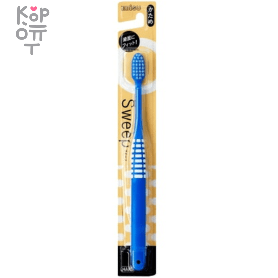 EBISU Sweep -  Зубная щетка для улучшенного очищения поверхности зубов от зубного налета, жесткая., купить с доставкой на дом фото 1 — Корейские товары для всей семьи(КорОпт)