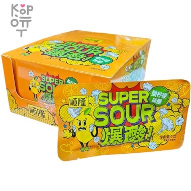 Кислая карамель Super Sour Candy - Кислый фрукт со вкусом Лимона &mdash; Корейские товары для всей семьи(КорОпт)