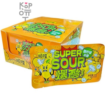 Кислая карамель Super Sour Candy - Кислый фрукт со вкусом Лимона