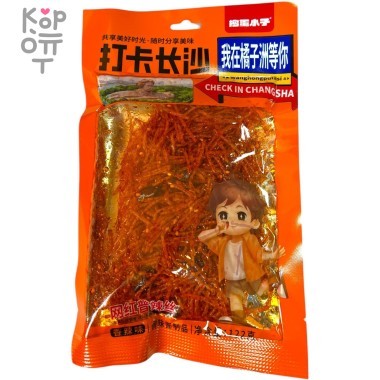 Снэк Dong Bei Foods 122гр., Серия Непослушный мальчик, Острые острые полоски — Корейские товары для всей семьи(КорОпт)