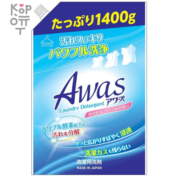 Rocket Soap Laundry Detergent - Гель для стирки с Цветочным Ароматом 1400мл., купить с доставкой на дом фото 1 — Корейские товары для всей семьи(КорОпт)