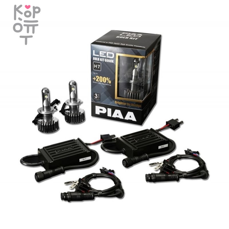 PIAA BULB LED KIT 6000K (H7) - Светодиодные лампы для автомобилей, купить с доставкой на дом фото 1 — Корейские товары для всей семьи(КорОпт)