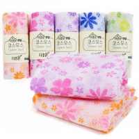 Shower Towel Happy Clean Day - Мочалка-полотенце для душа Цветочек бумажная обертка 1 шт