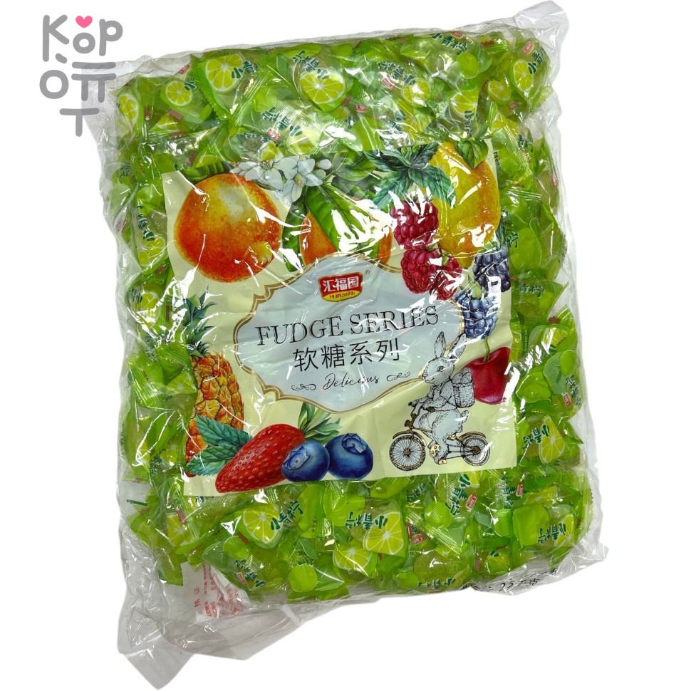 Мармелад Fudge со вкусом Лайма, 2,5кг, купить с доставкой на дом фото 1 &mdash; Корейские товары для всей семьи(КорОпт)