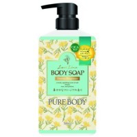 Mitsuei Love Line Pure Body Freesia - Увлажняющий гель для душа с аргановым маслом, гиалуроновой кислотой и коллагеном, аромат Фрезии.