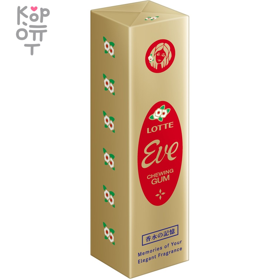 Lotte Eve Chewing Gum - Резинка жевательная парфюмированная 26гр.*15уп. в блоке., купить с доставкой на дом фото 1 — Корейские товары для всей семьи(КорОпт)