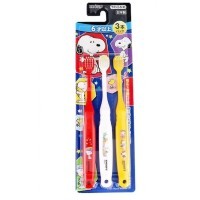 Ebisu Kid's Toothbrush Собачка - Детская зубная щетка со стандартной круглой головкой (от 6 лет) 3шт.