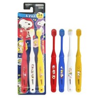 Ebisu Kid's Toothbrush Собачка - Детская зубная щетка со стандартной круглой головкой (от 6 лет) 3шт.