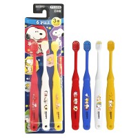 Ebisu Kid's Toothbrush Собачка - Детская зубная щетка со стандартной круглой головкой (от 6 лет) 3шт.