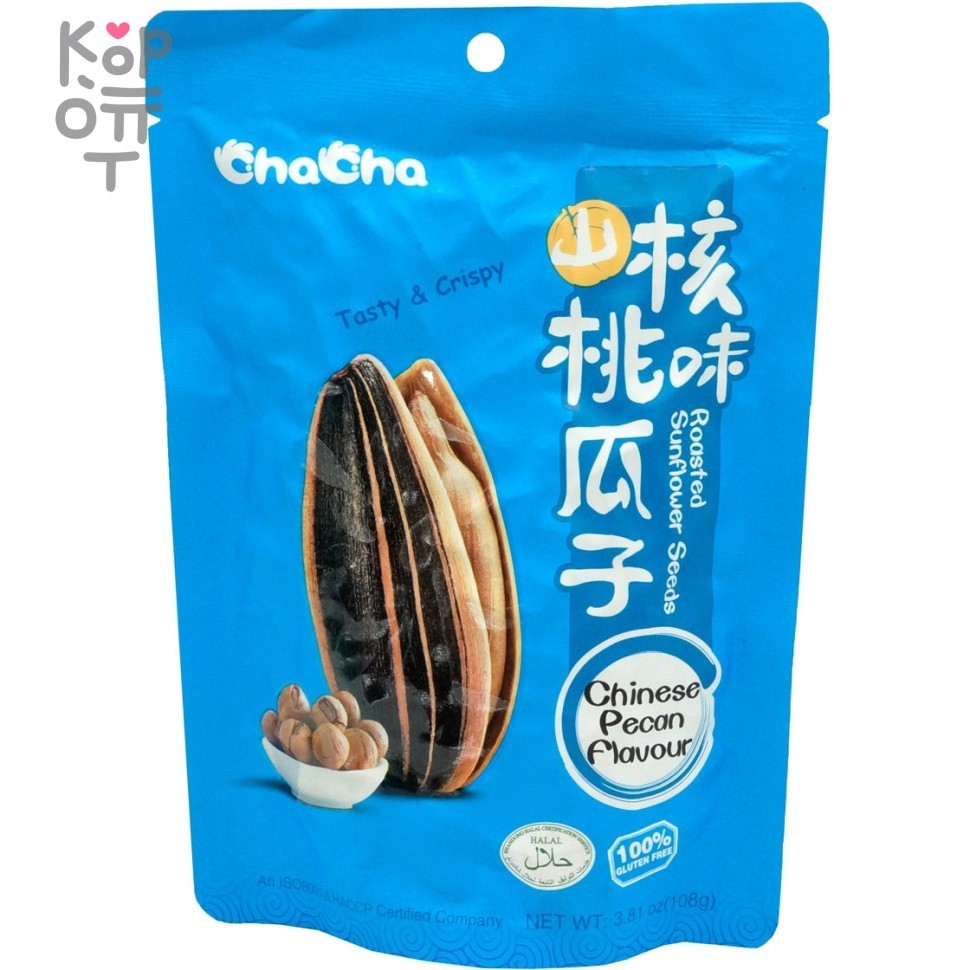 Семечки подсолнечника ChaCha жареные со вкусом ореха пекан, 108гр.