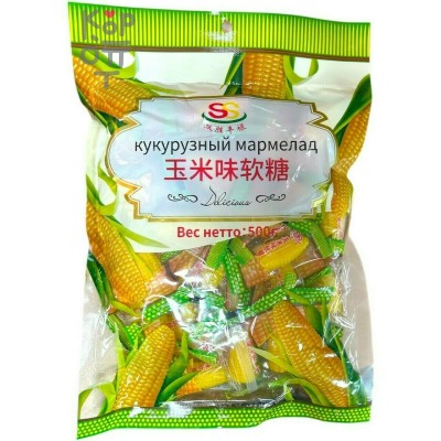 Delicious Corn Jelly Candy - Мармелад Кукуруза, 500гр.