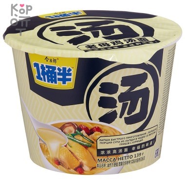 Лапша быстрого приготовления JML - Большая порция со вкусом грибов с курицей — Корейские товары для всей семьи(КорОпт)