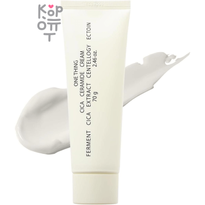 ONE THING Cica Ceramide Cream - Увлажняющий крем для лица с Керамидами 70гр.