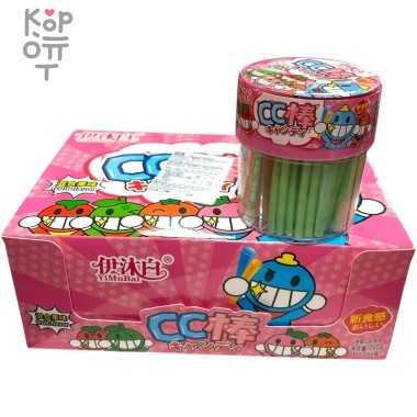 Конфеты Yimubai Magic Color Stick Candy "Обжорка" Йогуртовые трубочки с фруктовым вкусом &mdash; Корейские товары для всей семьи(КорОпт)